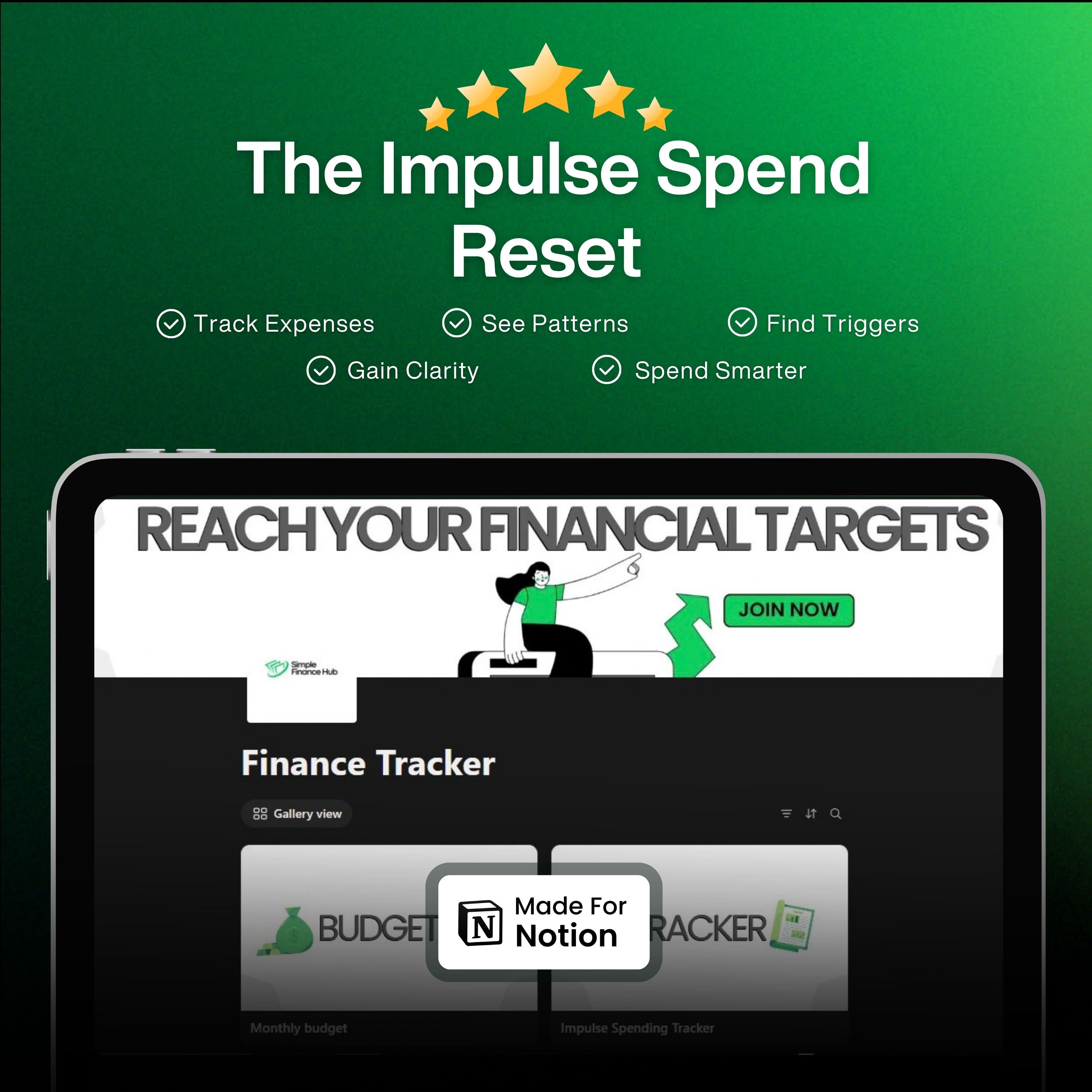 Cover of The Impulse Spend Reset + Guide